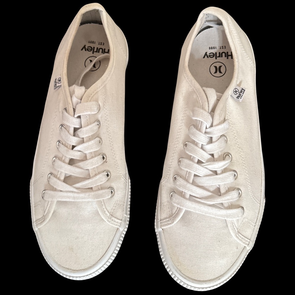 Hurley White Sneakers Size 8M